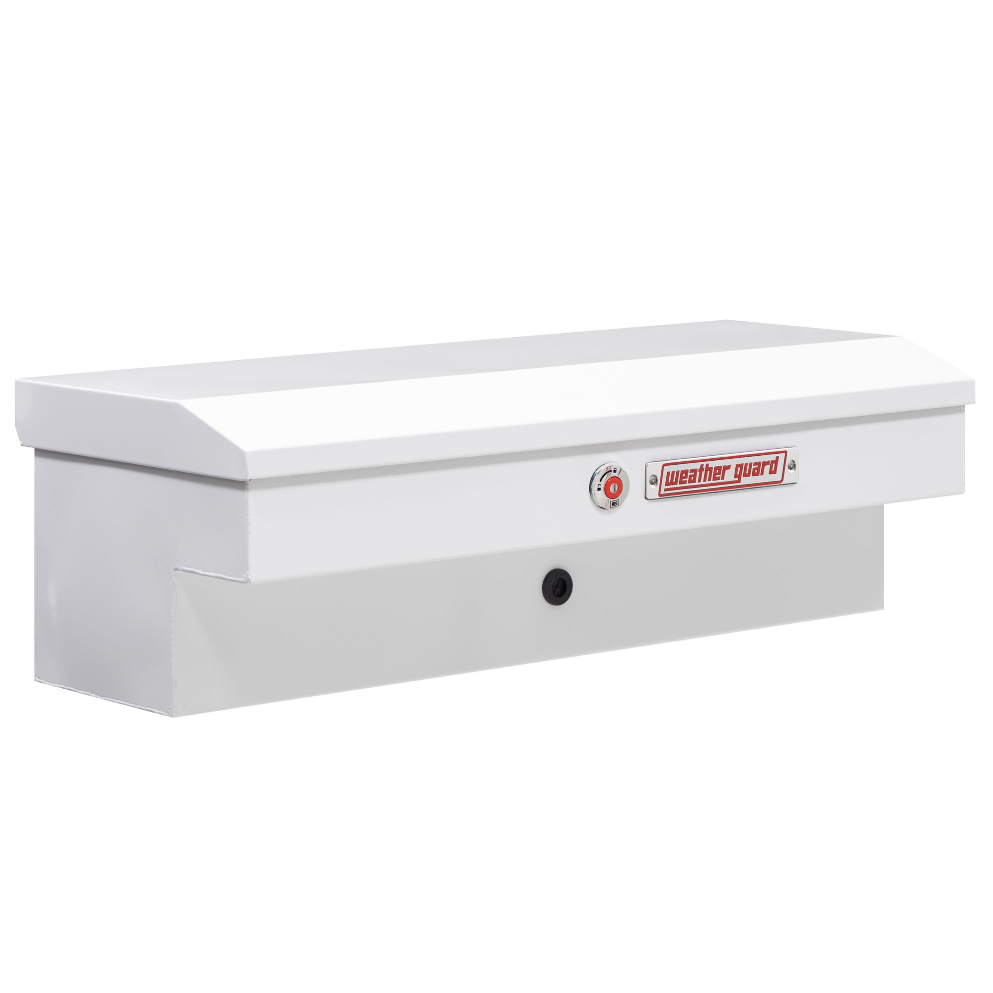 Weather Guard, 41in. L Lo-Side Box, Width 41 in, Material Steel, Color Finish Glossy White, Model# 185-3-04